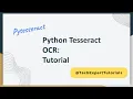 Pytesseract Image to Text OCR Python Package Tutorial