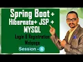 SpringBoot Project Session-6 Implementing Login page Edit Operation Login Registration