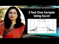 Z Test One Sample Using Excel z test one sample excel