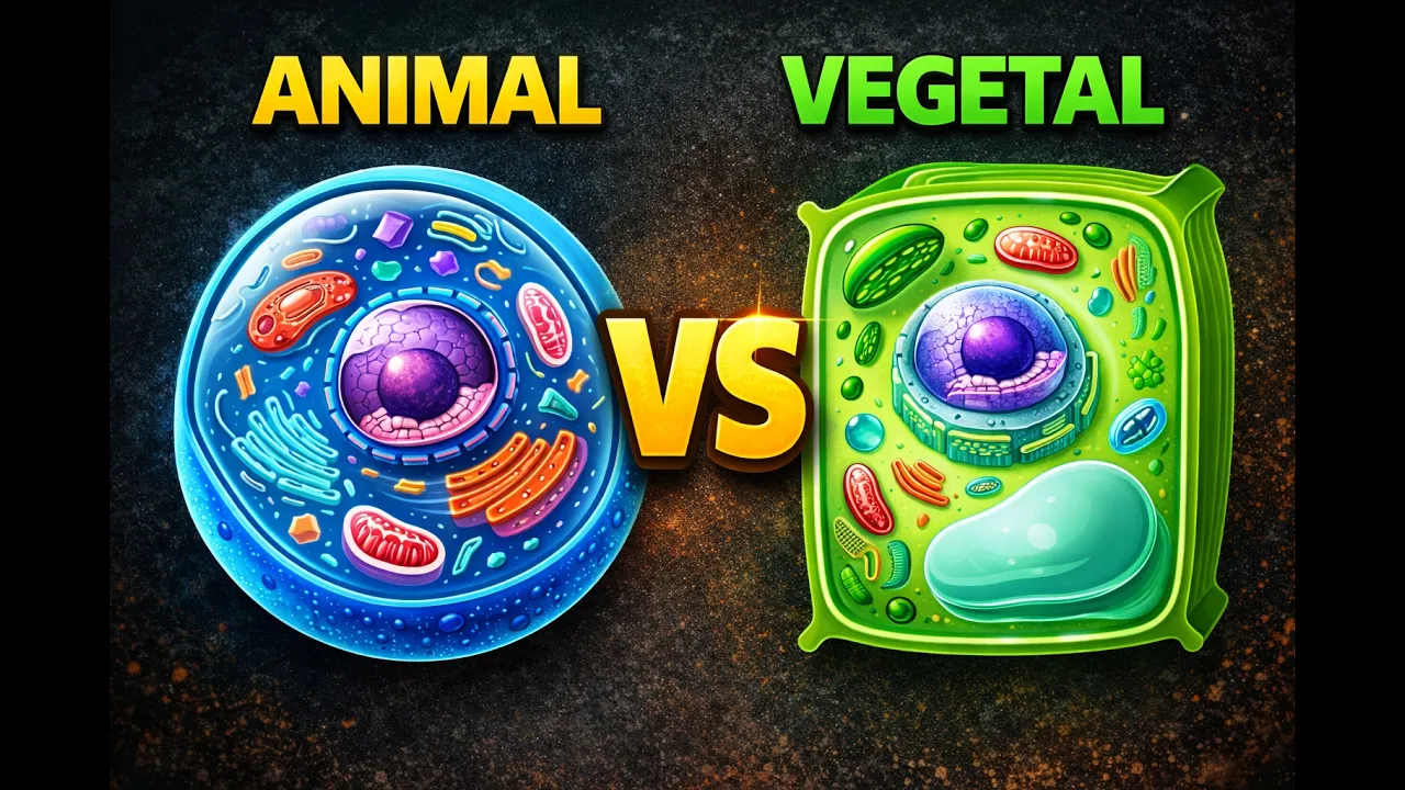 La diferencia entre célula animal y vegetal que todos confunden