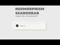 How To Make Neumorphism Search Bar Using HTML CSS JavaScript - code
