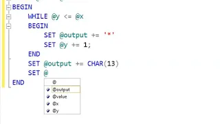 SQL Server Nested While
