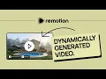 Remotion - Creating through Web Tech SICK