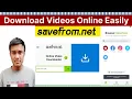 Download Lagu How to Download YouTube Videos Online with savefromnet sadekur tech