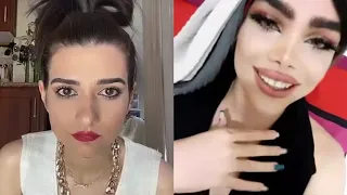 لایو جنجالی ندا یاسی با رها دختر شی میل ترنس ایرانی 