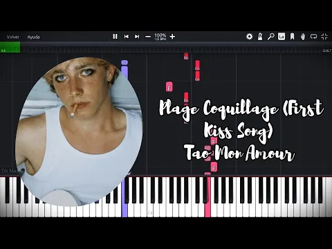 Download MP3 Plage Coquillage (First Kiss Song) | Tao Mon Amour PIANO TUTORIAL SHEET + MIDI EN LA DESCRIPCIÓN