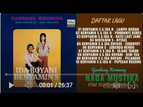 Download MP3 BENYAMIN S & IDA ROYANI  -  LAMPU MERAH FULL ALBUM