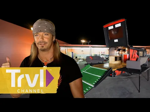 This 1973 School Bus Became the Ultimate Sports Fan Cave | Rock My RV | Travel Channel