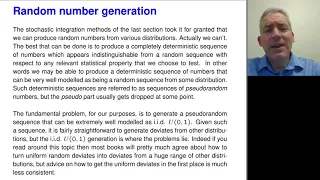 Chapter 5 - Random number generation