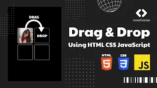 Drag Drop Using HTML CSS JavaScript Drag and Drop with Vanilla JS