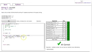 Codingbat - countHi Java