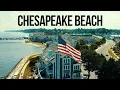 Drone CHESAPEAKE BEACH Maryland - Earth From Above 4k