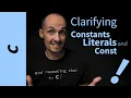 Clarifying about literals macros and const still not constant