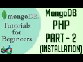 MongoDB Tutorial 56 MongoDB PHP Part 2 Installation