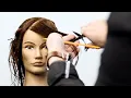 How To Cut a Perfect Side Bang Haircut Tutorial