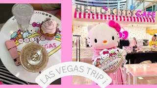Hello kitty cafe in Las Vegas Mini Vlog