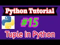 Python Tutorial in Hindi Tuple using Python