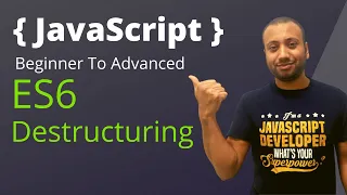 javascript bangla tutorial 74 Destructuring array and objects
