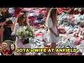 Download Lagu Diogo Jota's Wife Lays Flower Tribute At Anfield