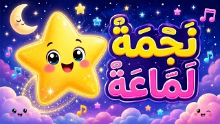 نجمة نجمة لم اعة   أغنية أطفال عربية مرحة عن النجوم والقمر دندنها