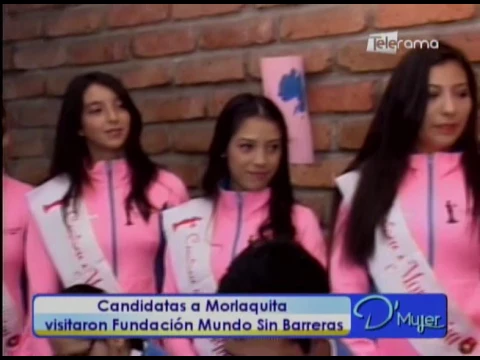 Candidatas a Morlaquita visitaron fundación Mundo Sin Barreras