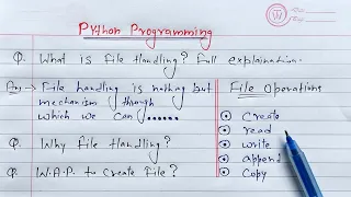 Python File Handling Learn Coding