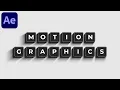 Keyboard Keys Typing Animation in After Effects - After Effects Tutorial No Plugins