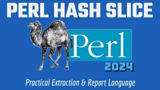 Perl Programming Tutorial Hash Slice 2024