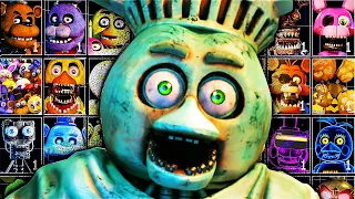 mais de 210 animatronics na ucn ultra custom night 