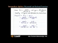 Function Notation Dividing Rational Functions - Algebra fwk IA 04-0503