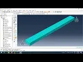 Abaqus getting started for beginners 3D Solid Cantilever Beam