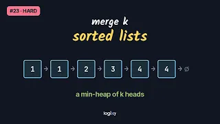 Merge k Sorted Lists LeetCode Hard Python Logixy