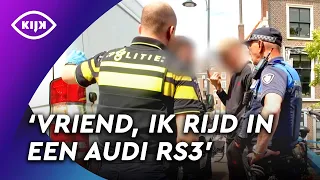 21-jarige ILLEGALE met 'DURE AUTO' wordt AGRESSIEF tegen politie | Overtreders | KIJK Misdaad