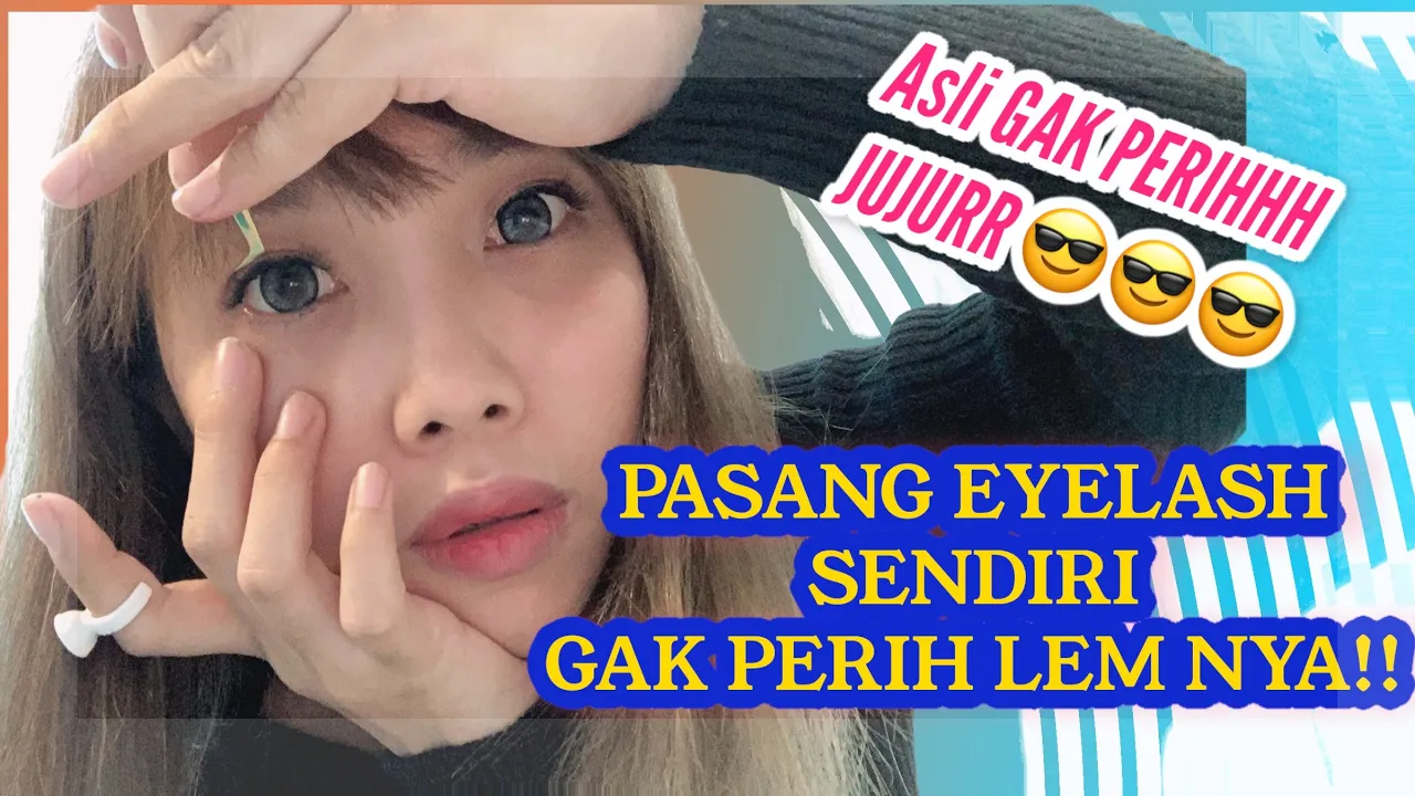 NYOBAIN LEM BULU MATA TERMURAH & BAGUS | EYE TALK INDONESIA