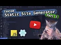 CUSTOM REACT STATIC SITE GENERATOR Live Coding Part 2 JavaScript NodeJS