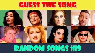 Guess the Song Music Quiz 🎶 50 Random Songs (Part 19)