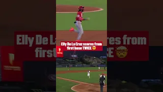This isn t a replay Elly De La Cruz scored from first TWICE