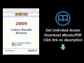 Download Lottery Post 2009 Lottery Results Almanac United States Edition PDF