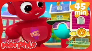 Mila goes inside ROBOT Morphle! 🤖 Morphle 3D | Robot Cartoons for Kids