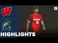 Wisconsin vs Michigan State | NCAA College Soccer | Highlights - October 17, 2025