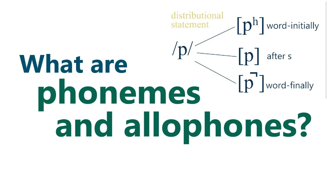 What are phonemes and allophones?