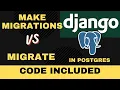 Django Migrations explained makemigrations vs migrate Django Tutorial