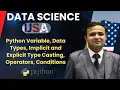 Python Data Science Basics Variables Types Casting Operators Conditions Sachin Sirohi