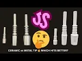 Ceramic vs Metal Nectar Collector Tip Which One Should You Use Lotus Smoke Review