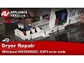 Whirlpool Dryer Repair - Will Not Run F4E4 Error Code