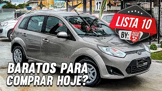 10 CARROS BARATOS QUE AINDA VALE A PENA COMPRAR ATUALMENTE!?
