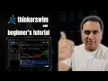 ThinkorSwim Web Tutorial for Beginners How to Use Think or Swim Web