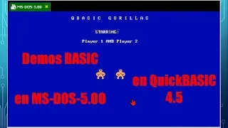 Demos BASIC en MS-DOS-5 00 en QuickBASIC 4 5
