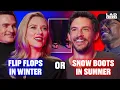 Download Lagu Scarlett Johansson, Jonathan Bailey \u0026 Mahershala Ali Argue Weird Would You Rather? | LADbible