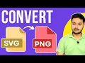 How To Convert SVG to PNG Easiest way 2025